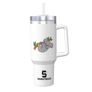 Animal Theme 40oz Stainless Steel Tumbler With Handle - Koala